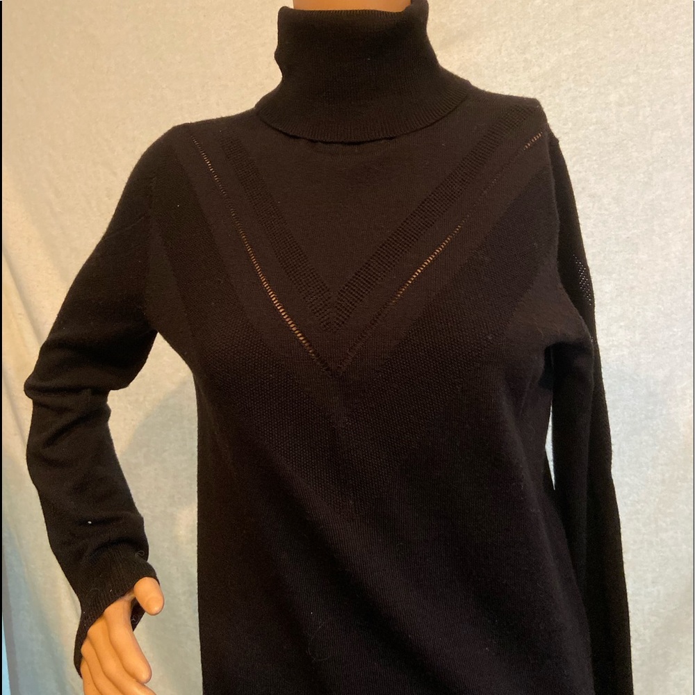 classic black turtleneck by Banana Republic